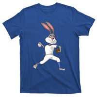 Easter Bunny Baseball Rabbit Pitcher Cute Gift T-Shirt