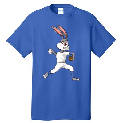 Easter Bunny Baseball Rabbit Pitcher Cute Gift Tall T-Shirt