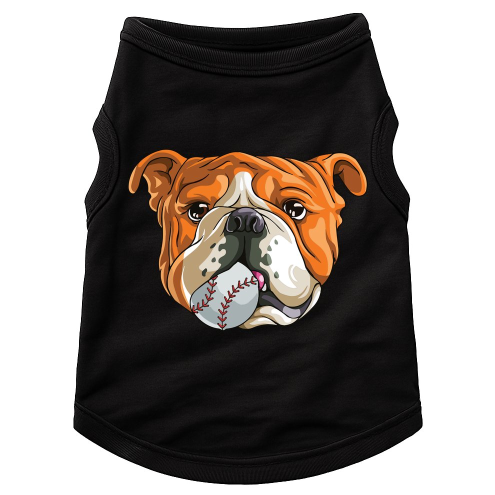 English Bulldog Baseball T Dog Funny Cute Lover Doggie Tank