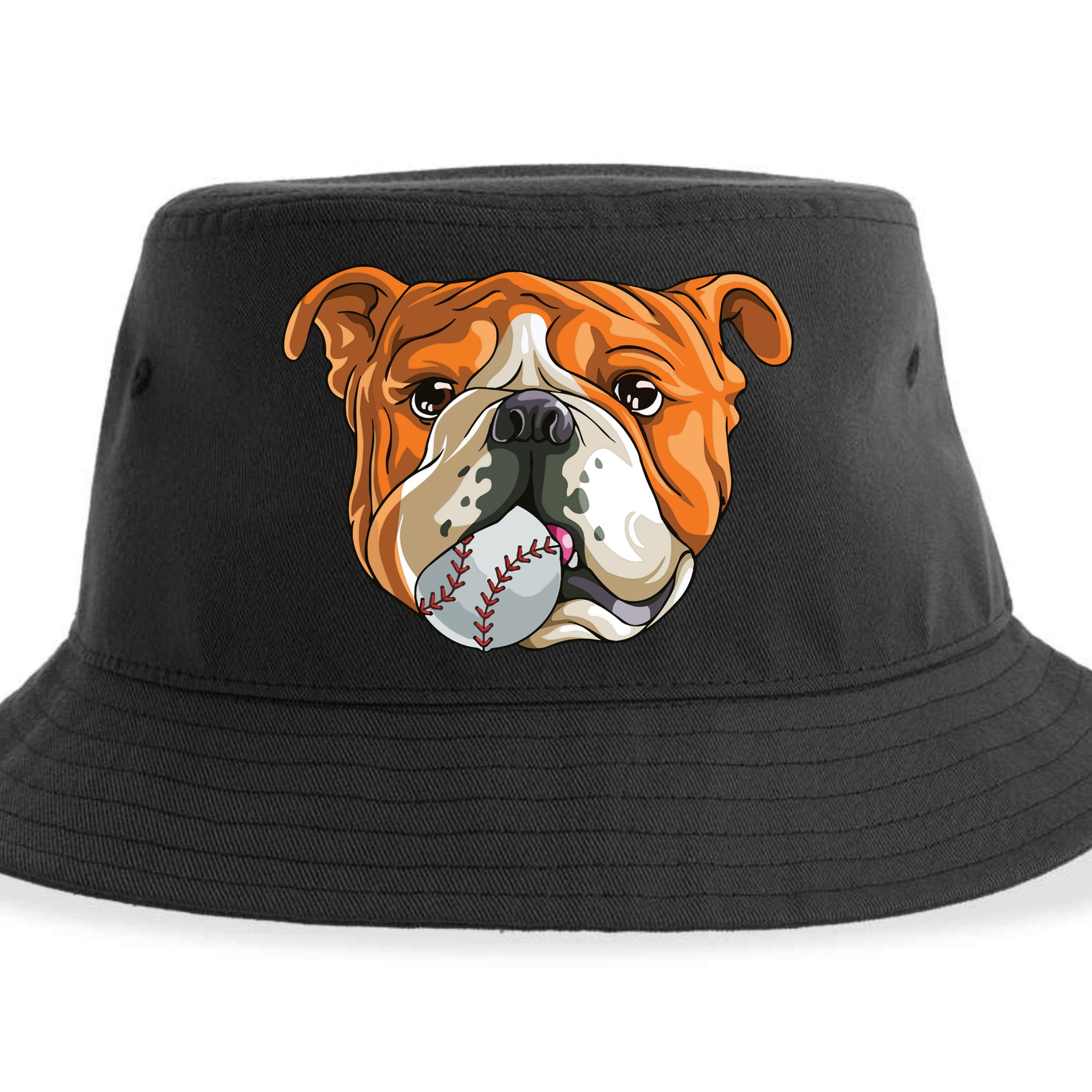 English Bulldog Baseball T Dog Funny Cute Lover Sustainable Bucket Hat