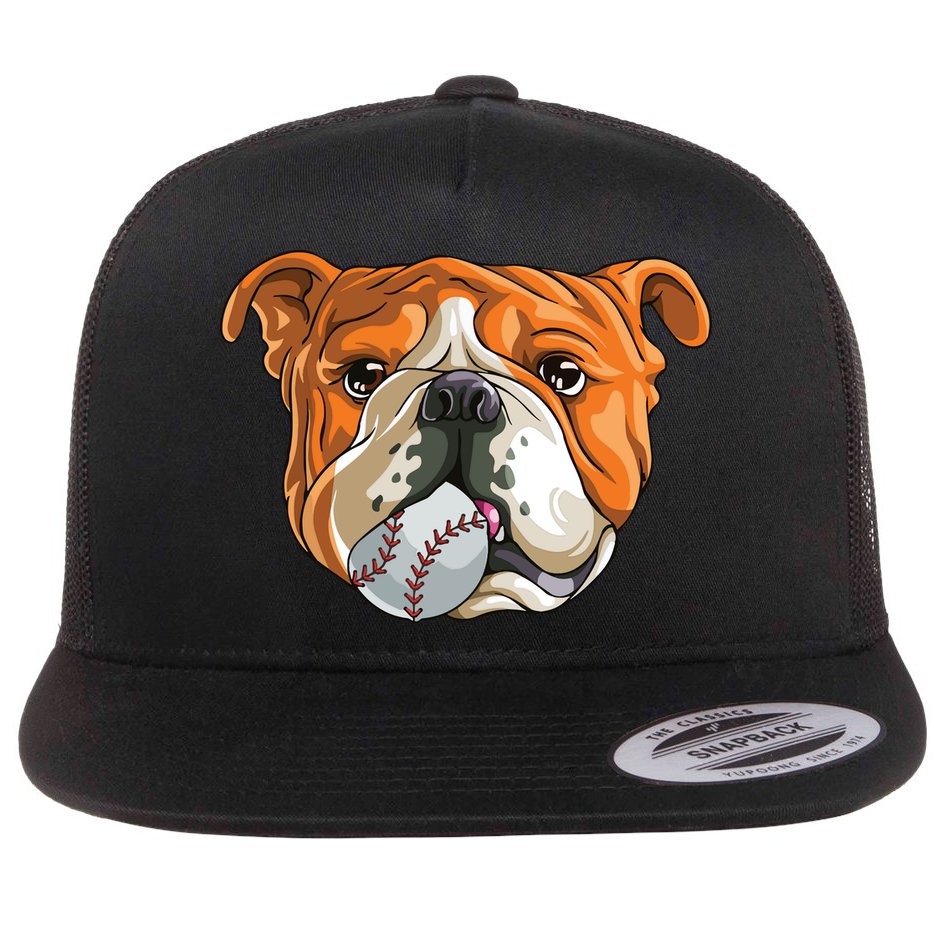 English Bulldog Baseball T Dog Funny Cute Lover Flat Bill Trucker Hat