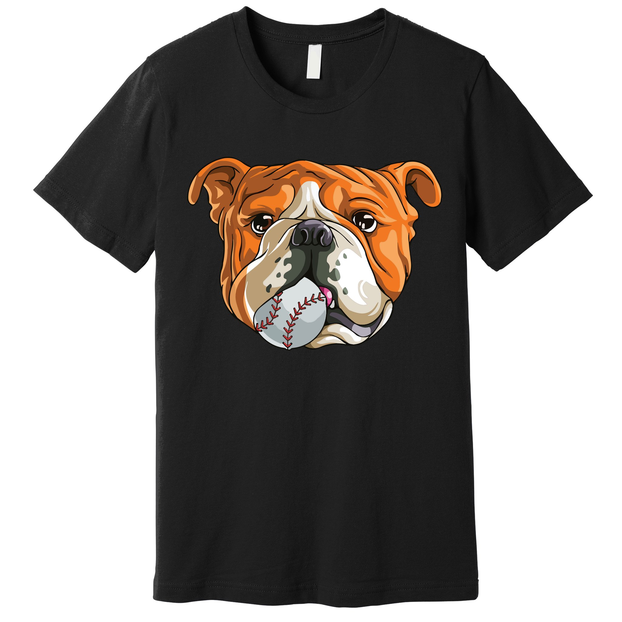 English Bulldog Baseball T Dog Funny Cute Lover Premium T-Shirt