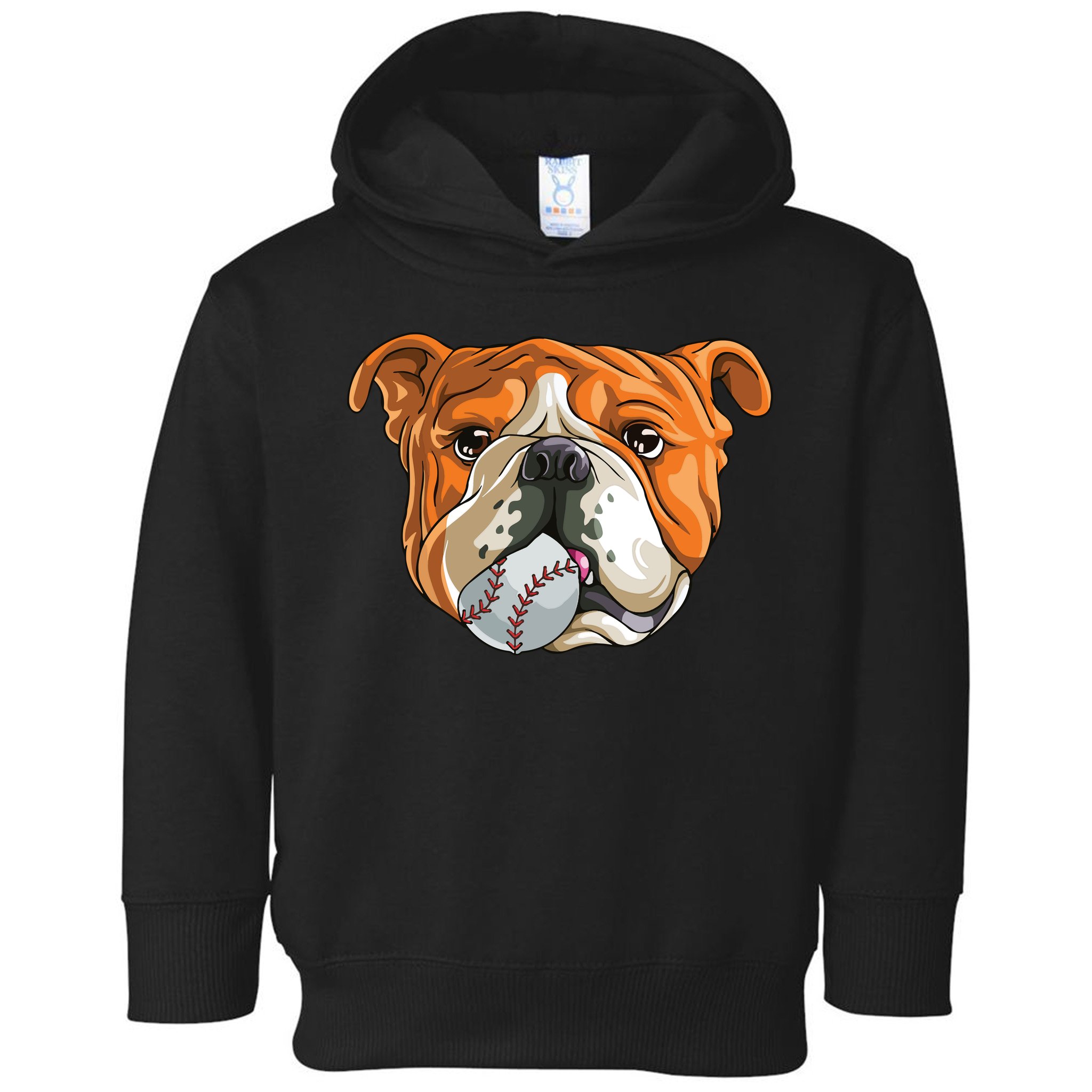 English Bulldog Baseball T Dog Funny Cute Lover Toddler Hoodie