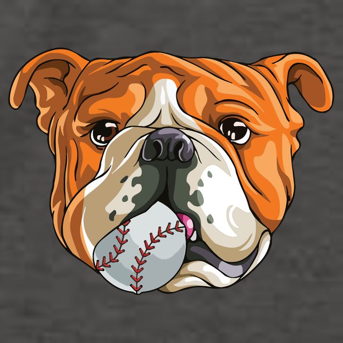 English Bulldog Baseball T Dog Funny Cute Lover Vector Backpack