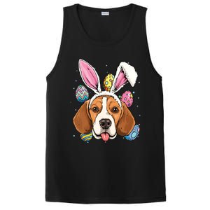 Easter Bunny Beagle Dog Kids Men Women PosiCharge Competitor Tank