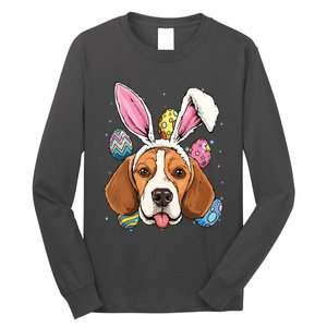 Easter Bunny Beagle Dog Kids Men Women Long Sleeve Shirt