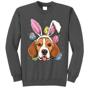 Easter Bunny Beagle Dog Kids Men Women Tall Sweatshirt