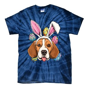 Easter Bunny Beagle Dog Kids Men Women Tie-Dye T-Shirt