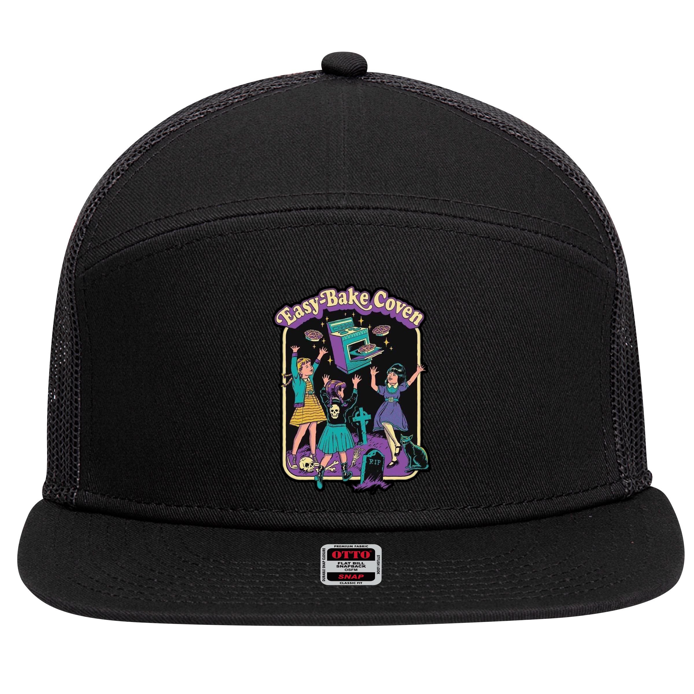 Easy Bake Coven 7 Panel Mesh Trucker Snapback Hat