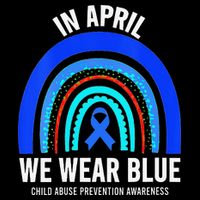 Elephant butterfly Child Abuse Awareness Blue Ribbon City Backpack