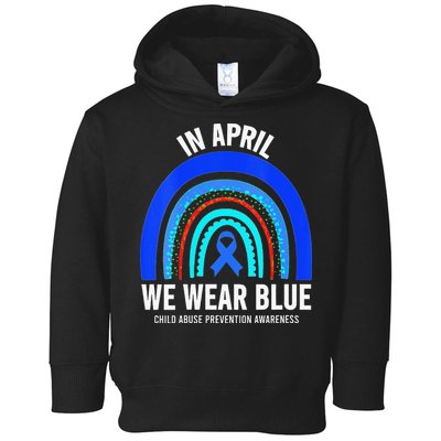 Elephant butterfly Child Abuse Awareness Blue Ribbon Toddler Hoodie