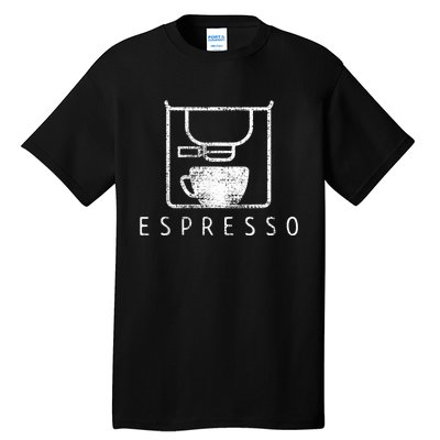 Espresso Barista Coffee Gift Tall T-Shirt