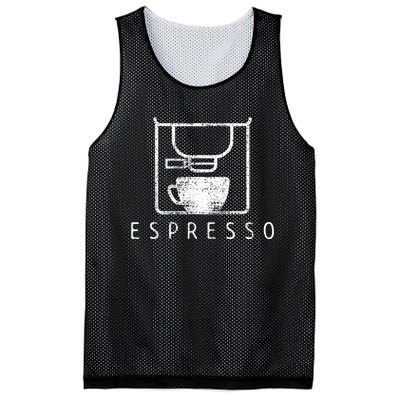 Espresso Barista Coffee Gift Mesh Reversible Basketball Jersey Tank