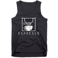 Espresso Barista Coffee Gift Tank Top