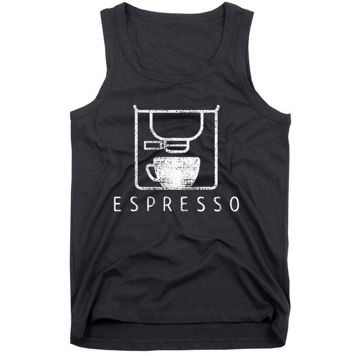 Espresso Barista Coffee Gift Tank Top