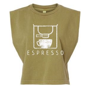 Espresso Barista Coffee Gift Garment-Dyed Women's Muscle Tee