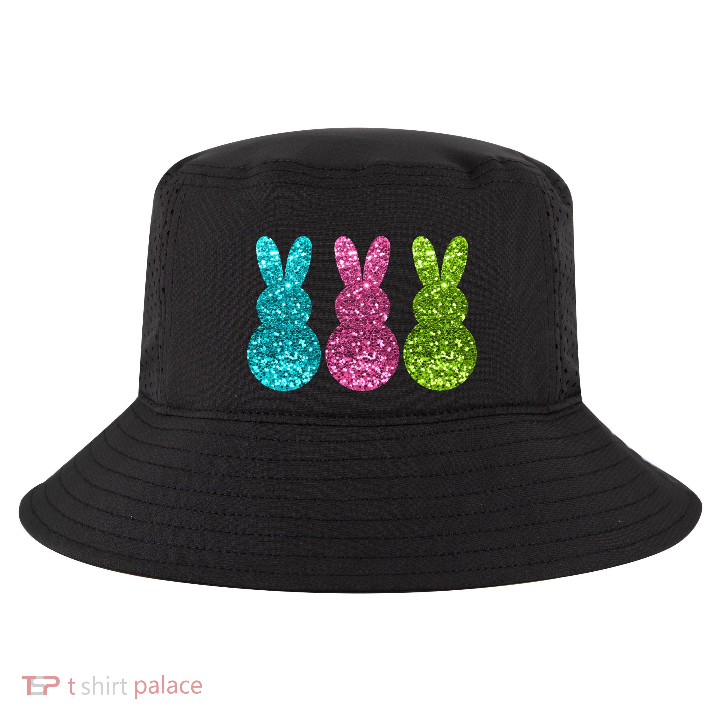 Easter Bunny Cute Pattern Fun Cool Comfort Performance Bucket Hat