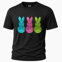 Easter Bunny Cute Pattern Fun Cooling Performance Crew T-Shirt