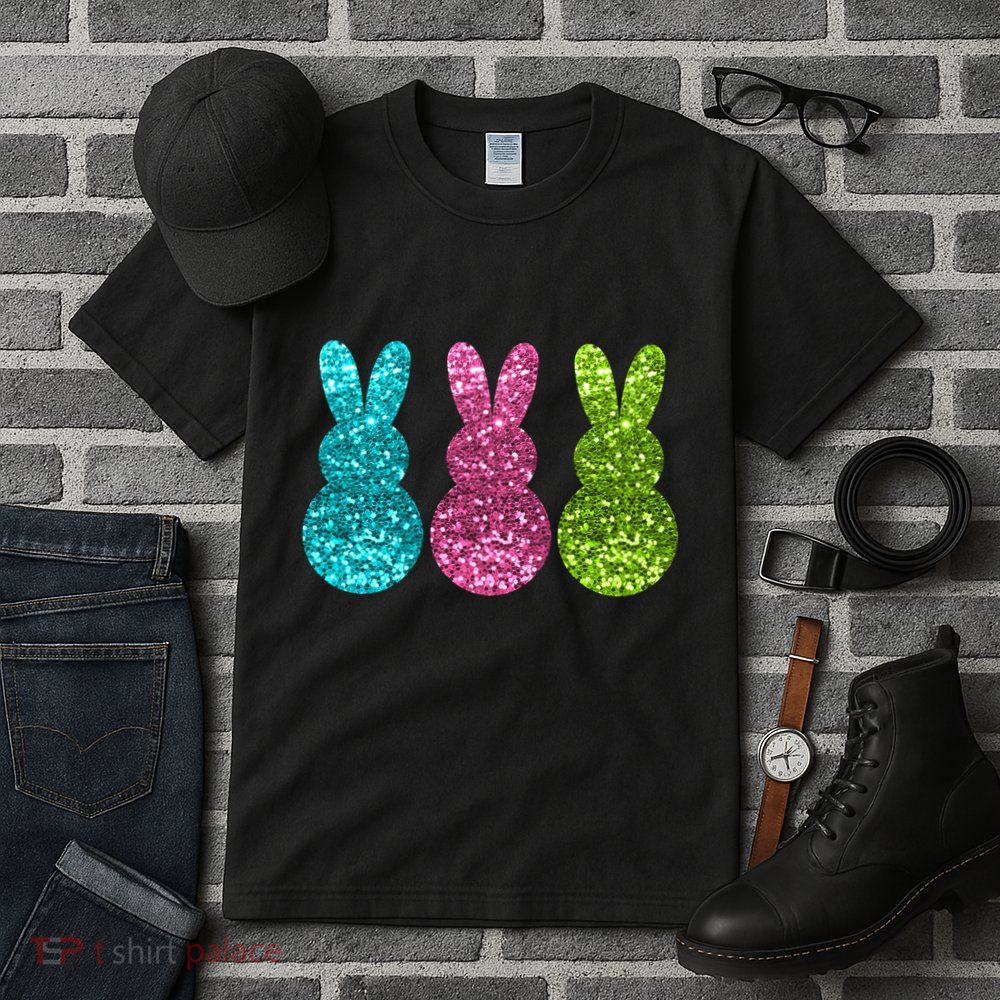 Easter Bunny Cute Pattern Fun Tall T-Shirt