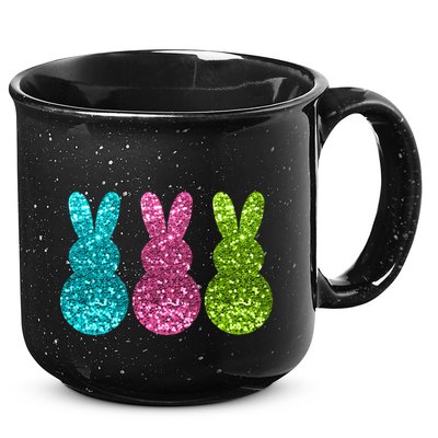 Easter Bunny Cute Pattern Fun 15oz Campfire Ceramic Mug