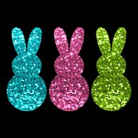 Easter Bunny Cute Pattern Fun Flatbill Hat