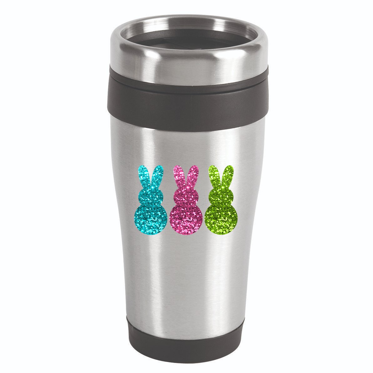 Easter Bunny Cute Pattern Fun 16oz Travel Tumbler