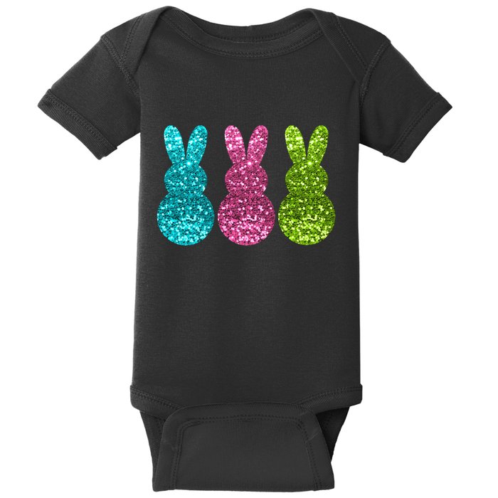 Easter Bunny Cute Pattern Fun Baby Bodysuit