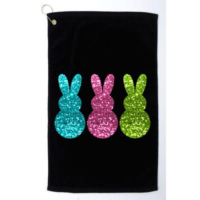 Easter Bunny Cute Pattern Fun Golf Towel