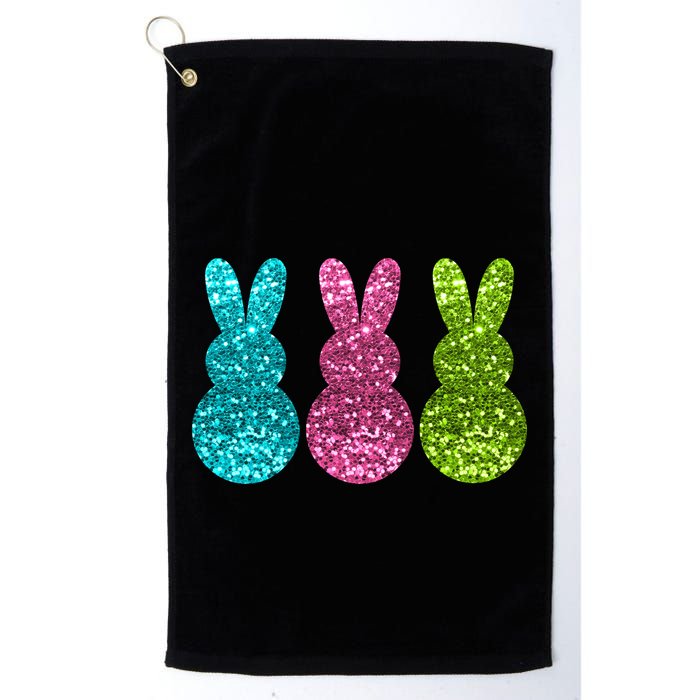 Easter Bunny Cute Pattern Fun Golf Towel
