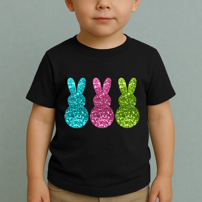 Easter Bunny Cute Pattern Fun Toddler T-Shirt