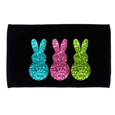 Easter Bunny Cute Pattern Fun Microfiber Hand Towel