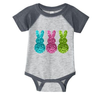 Easter Bunny Cute Pattern Fun Infant Baby Jersey Bodysuit