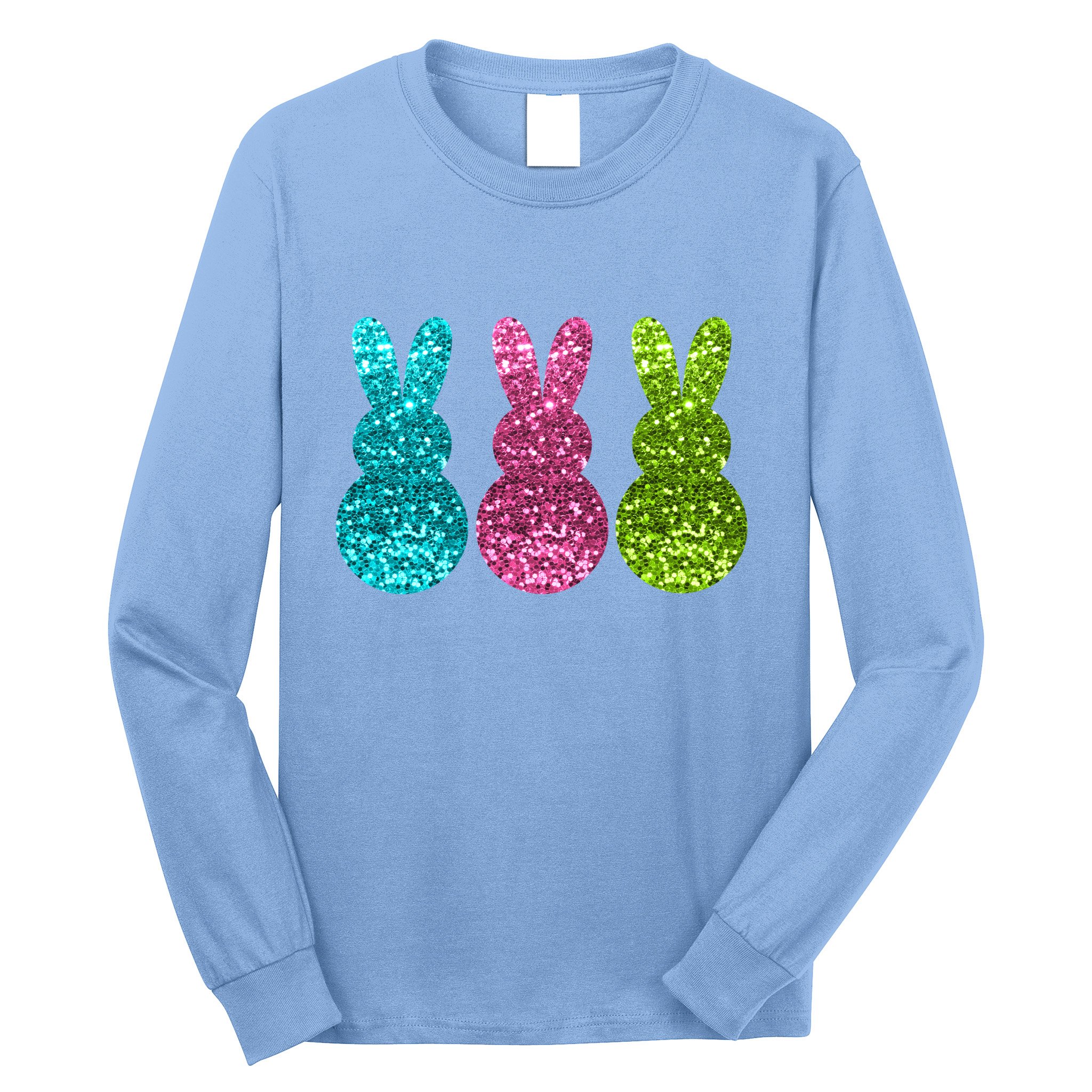 Easter Bunny Cute Pattern Fun Long Sleeve Shirt