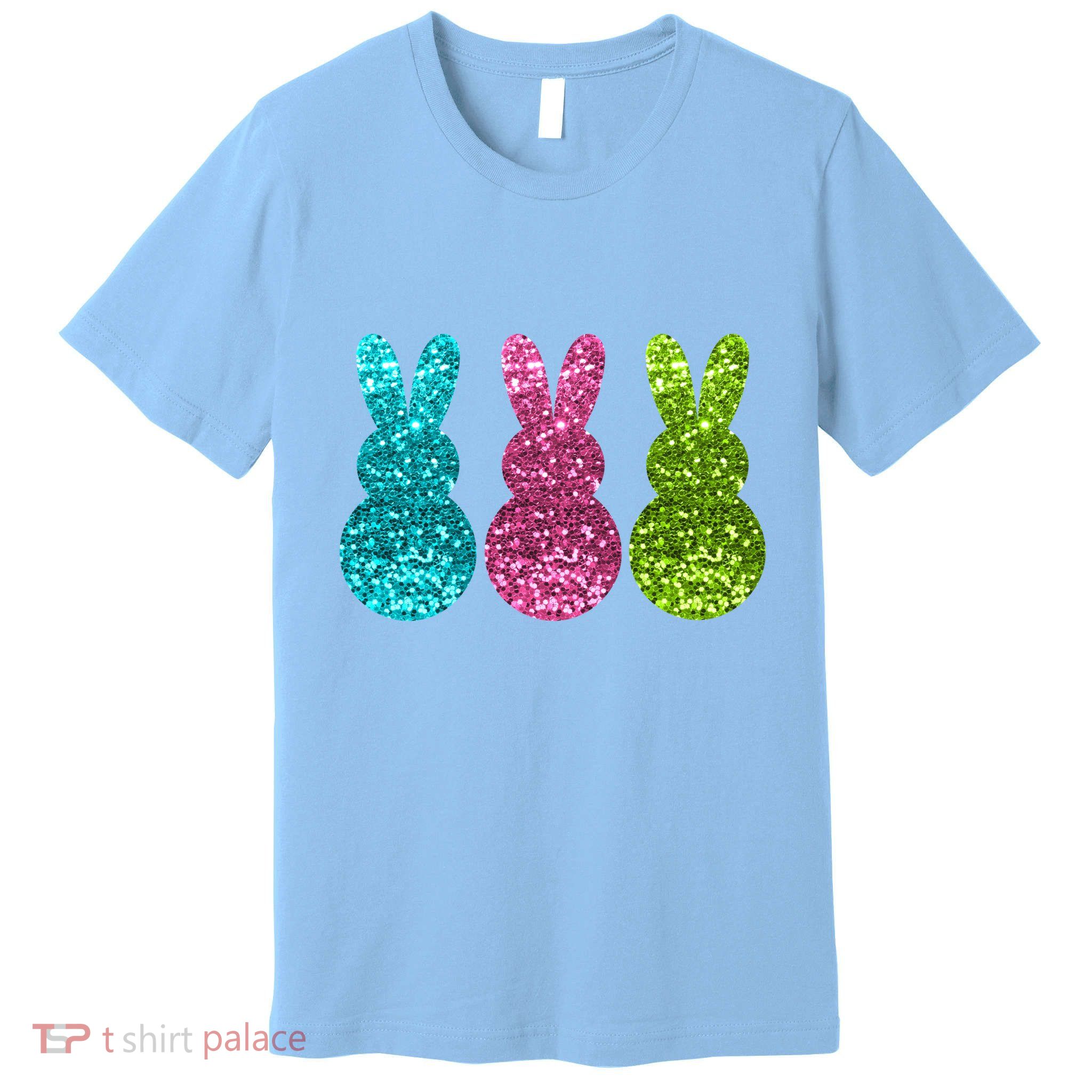Easter Bunny Cute Pattern Fun Premium T-Shirt