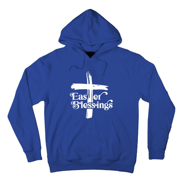 Easter Blessings Cross Religious Easter Christian Cross Gift Hoodie