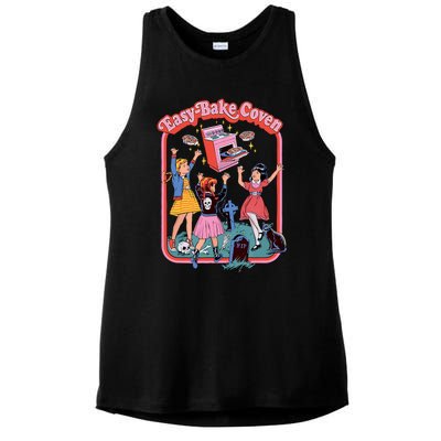 Easy Bake Coven Retro Halloween 90s Ladies PosiCharge Tri-Blend Wicking Tank