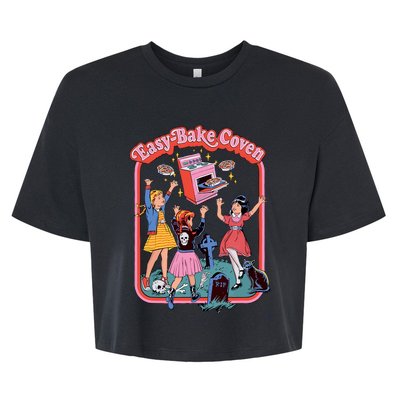 Easy Bake Coven Retro Halloween 90s Bella+Canvas Jersey Crop Tee