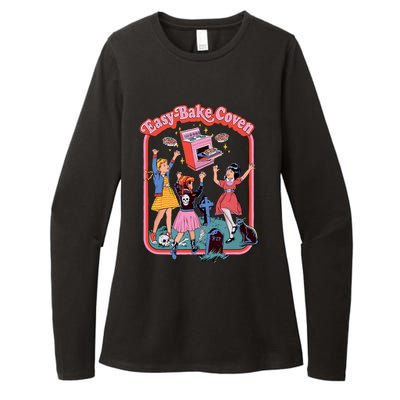 Easy Bake Coven Retro Halloween 90s Womens CVC Long Sleeve Shirt