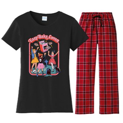 Easy Bake Coven Retro Halloween 90s Women's Flannel Pajama Set