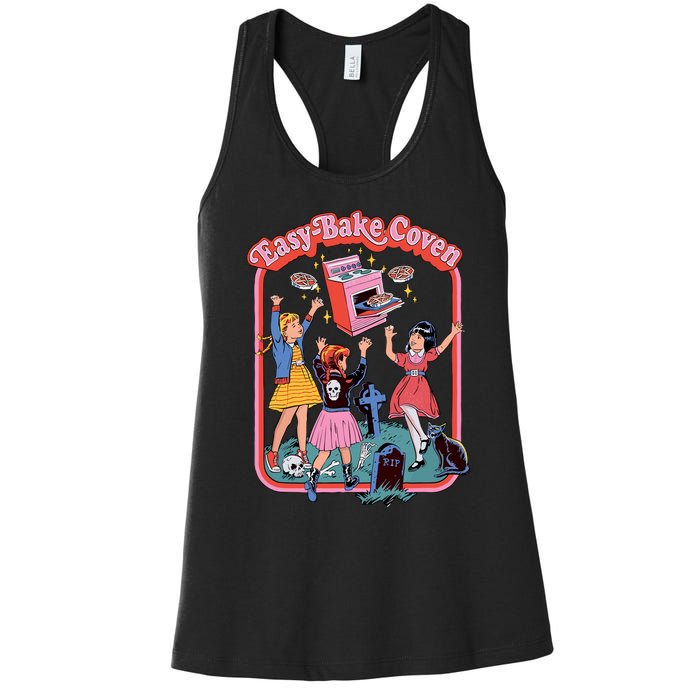 Easy Bake Coven Retro Halloween 90s Women's Racerback Tank