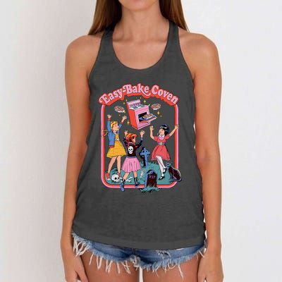 Easy Bake Coven Retro Halloween 90s Women's Knotted Racerback Tank