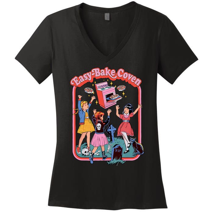 Easy Bake Coven Retro Halloween 90s Women's V-Neck T-Shirt