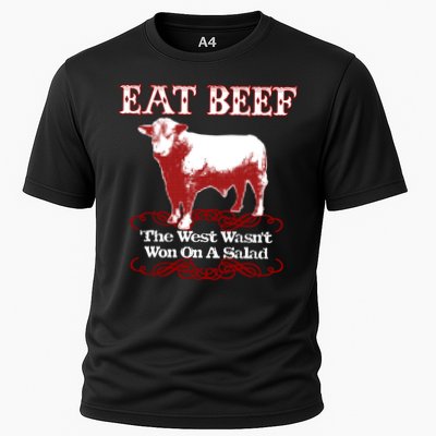 Eat Beef Cool Gift West Wasn't Won On Salad Hereford Cool Gift Performance Shirt