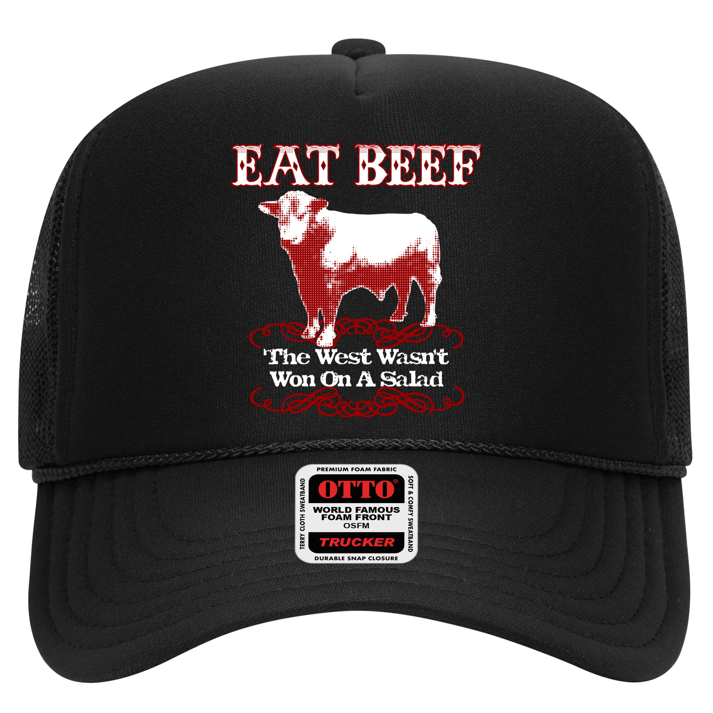 Eat Beef Cool Gift West Wasn't Won On Salad Hereford Cool Gift Hat