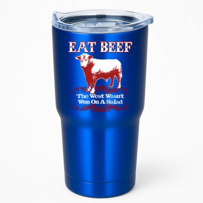 Eat Beef Cool Gift West Wasn't Won On Salad Hereford Cool Gift Tumbler