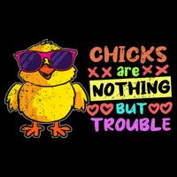 Easter Boy Chicks Are Nothing But Trouble Funny Egg Hunting Impact Tech Backpack
