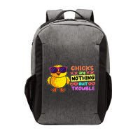Easter Boy Chicks Are Nothing But Trouble Funny Egg Hunting Vector Backpack