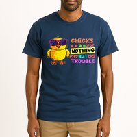 Easter Boy Chicks Are Nothing But Trouble Funny Egg Hunting Tall T-Shirt