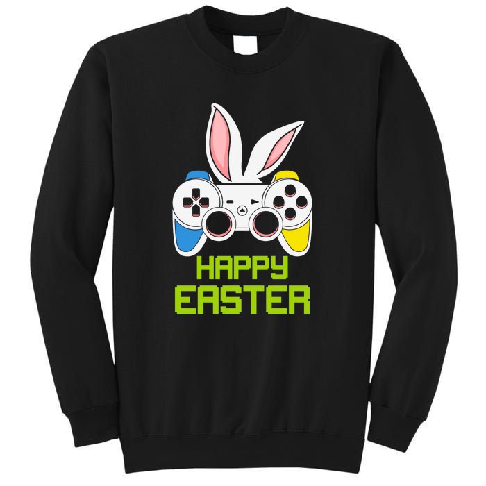 Happy Easter Day Video Game Controller Bunny Gamer Boys Sweatshirt