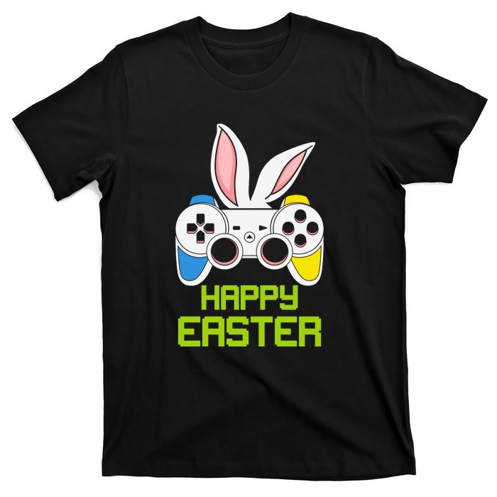 Happy Easter Day Video Game Controller Bunny Gamer Boys T-Shirt